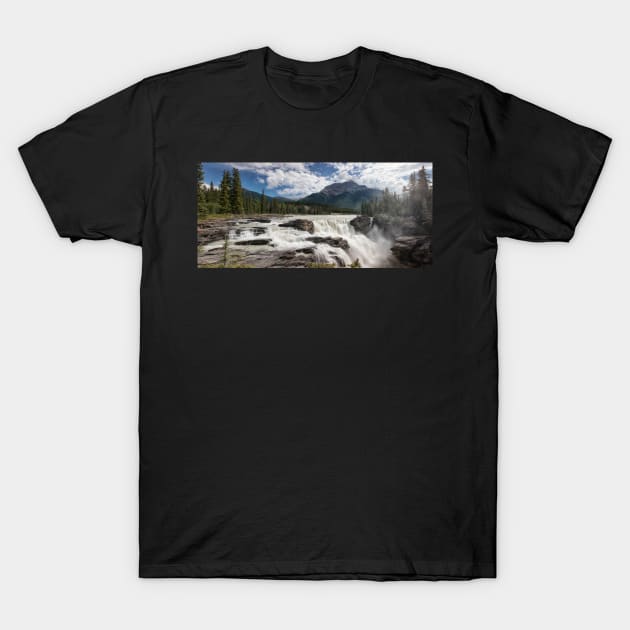 Roaring Athabasca Falls T-Shirt by krepsher